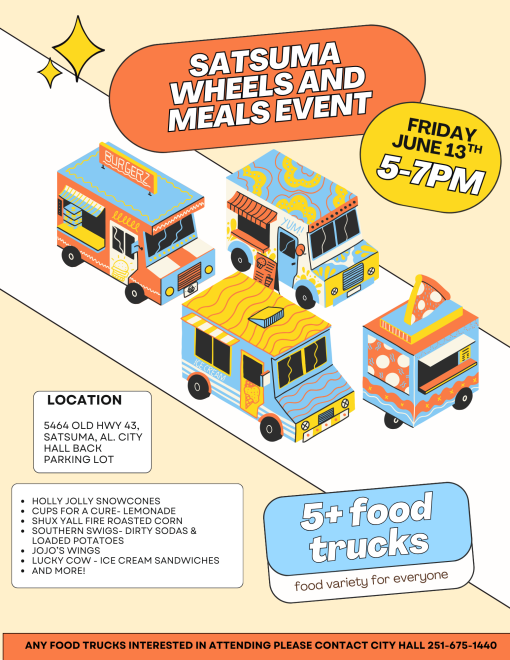 Satsumas first wheels and meals event